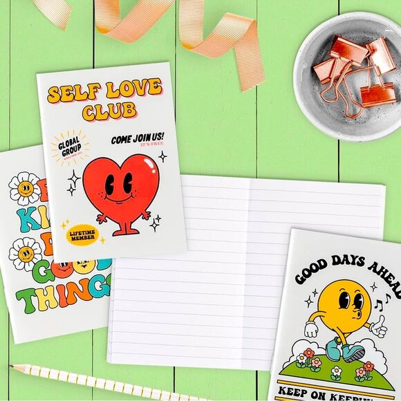 SALE Retro Vintage 50’s Style Flower Notebook - Picture 3 of 6